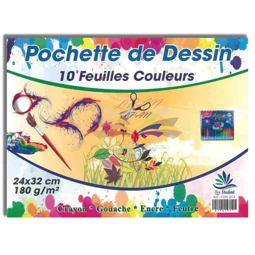 POCHETTE CANSON 24/32 COULEUR 
