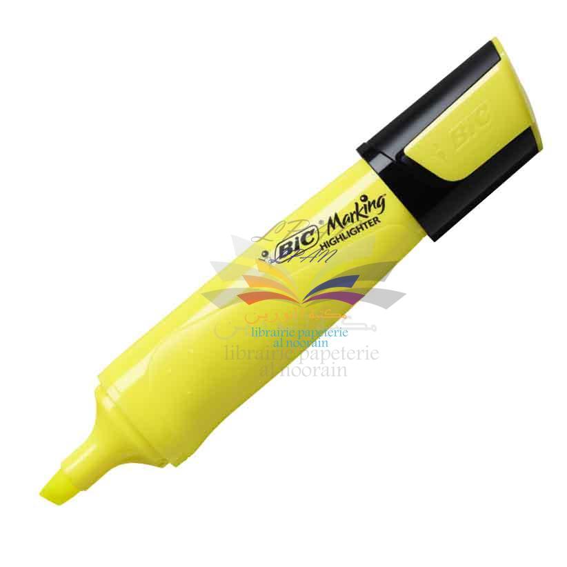 FLAT MARKING HIGHLIGHTER BIC JAUNE