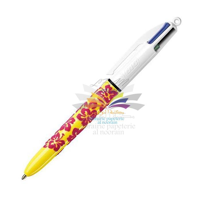 STYLO BILLE BIC 4 COULEURS VELOURS J