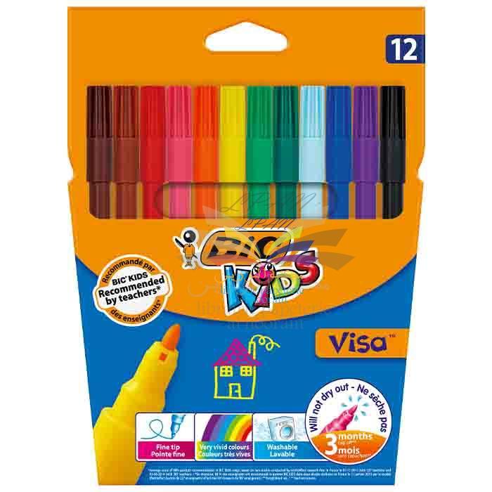 FEUTRE DE 12 BIC KIDS VISA