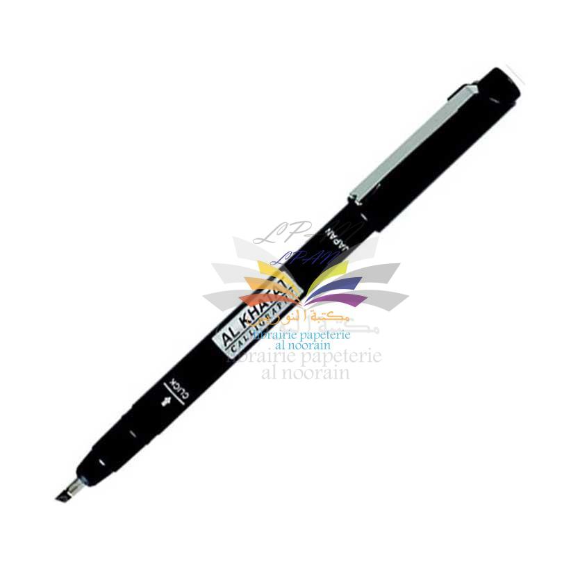 STYLO CALLIGRAPHIE ARABE AL KHATAT NOIR REF PC300N-BK
