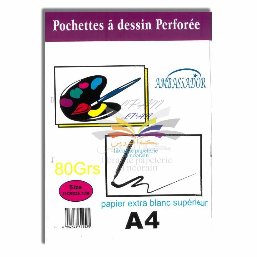 POCHETTES A DESSIN PERFOREE AMBASSADOR