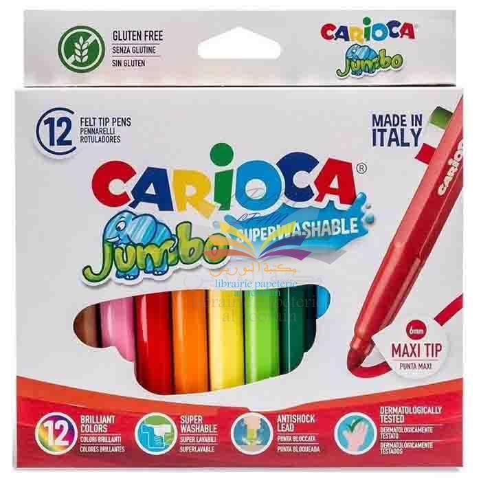 FEUTRES  12GM CARIOCA JUMBO REF 40569