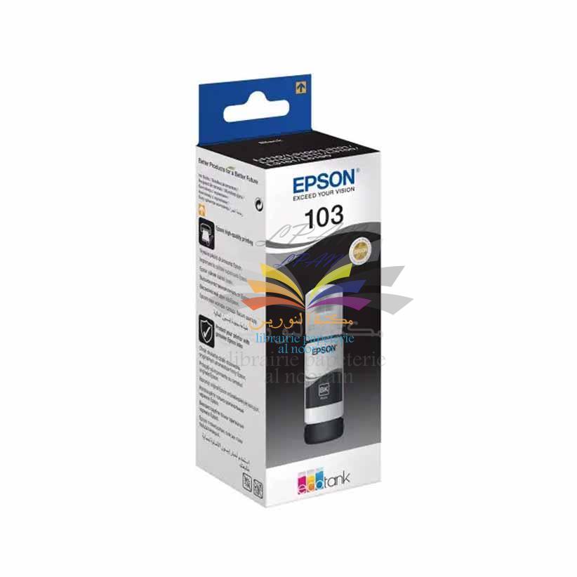 BOUTEILLE D'ENCRE EPSON 103 NOIR REF: C13T00S14A