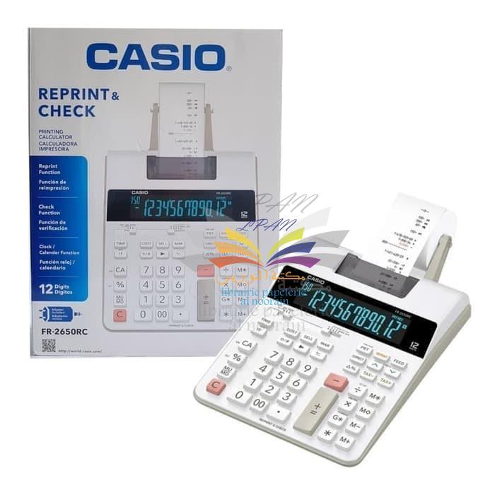 CALCULATRICE CASIO AVEC RUBAN REF: FR-2650RC