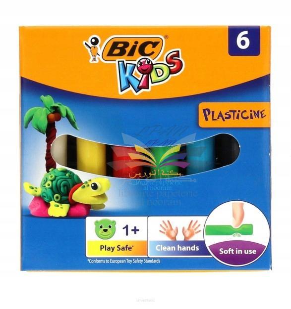 PATE MODELER BIC KIDS 6 COULEURS