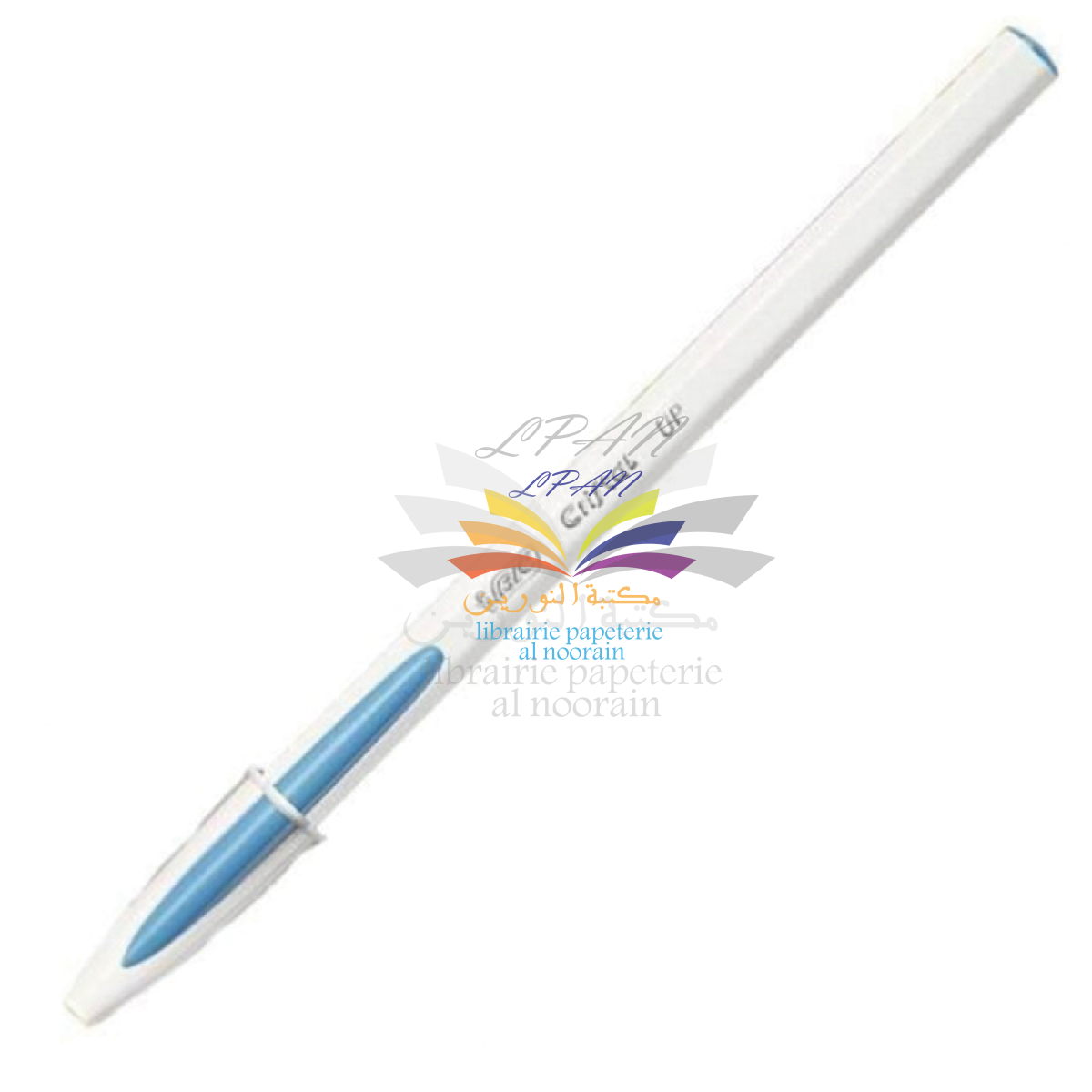 STYLO BIC CRISTAL UP BLEU CIEL