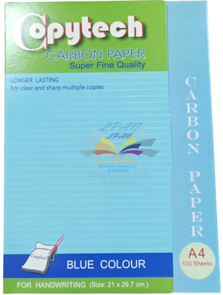 PAPIER CARBON A4 BLEU
